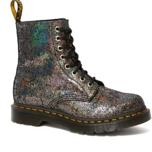 Doc Martens 1460 Pascal Boots - Gun Metal Iridescent